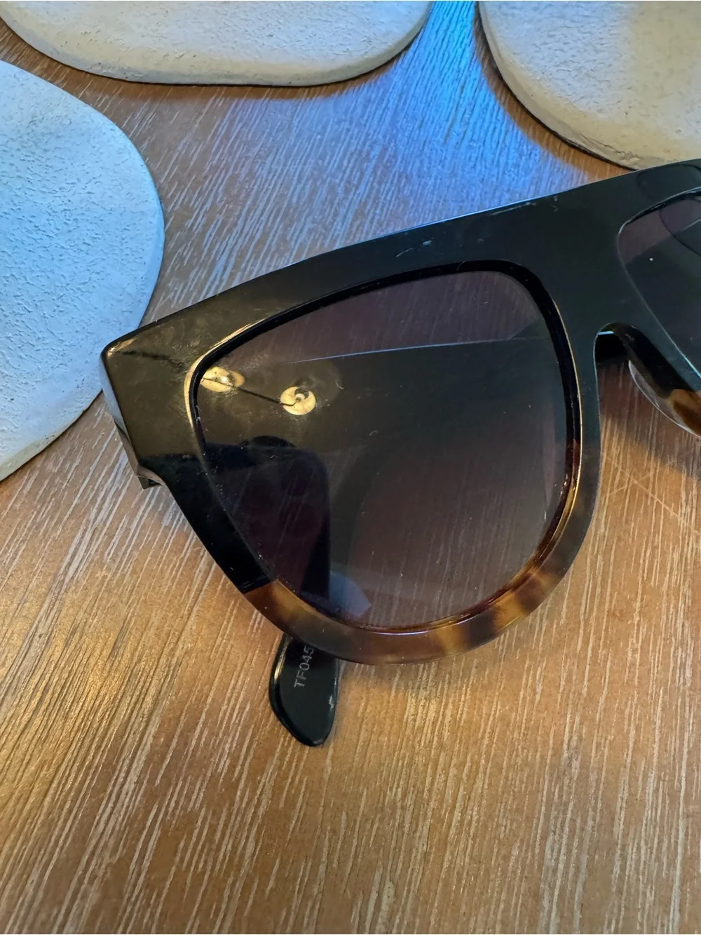 Celine Black and Tortoiseshell Sunglasses